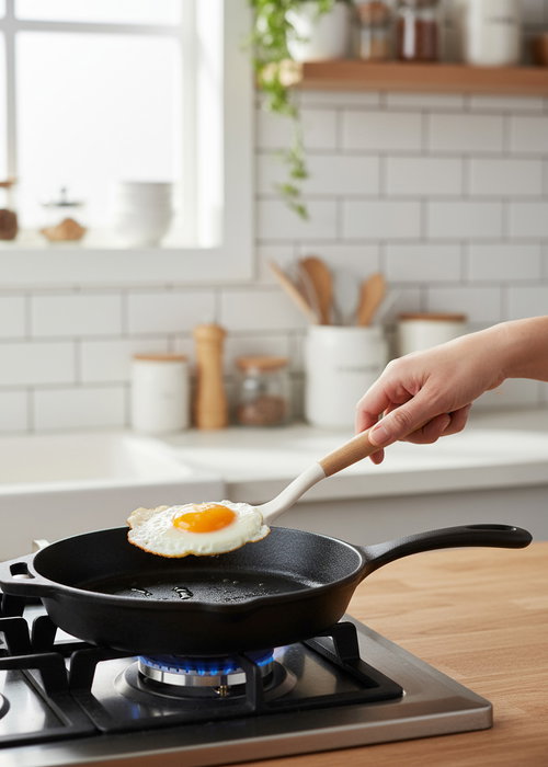 Inde Set de 10 Piezas Utensilios de Cocina con Espátulas y Cucharones, Dimensiones: 10,1 cm (Largo) x 10,2 cm (Ancho) x 32,9 cm (Alto) (12 Unidades)