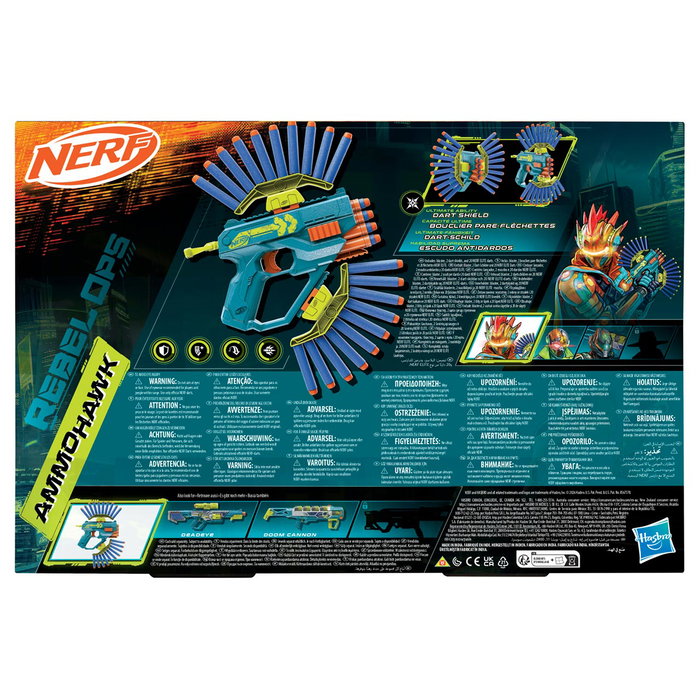 Hasbro Nerf Rebel Ops Ammohawk Lanzador de Dardos G2971 +8 Años Multilingüe