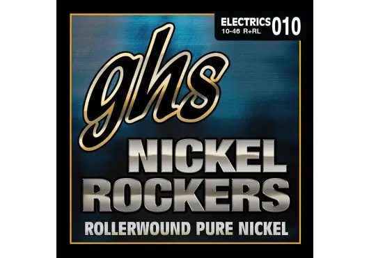 GHS Cuerdas Guitarra Eléctrica Nickel Rockers R-RL Light 10-46 GHS Cuerdas Guitarra Eléctrica Nickel Rockers R-RL Light 10-46