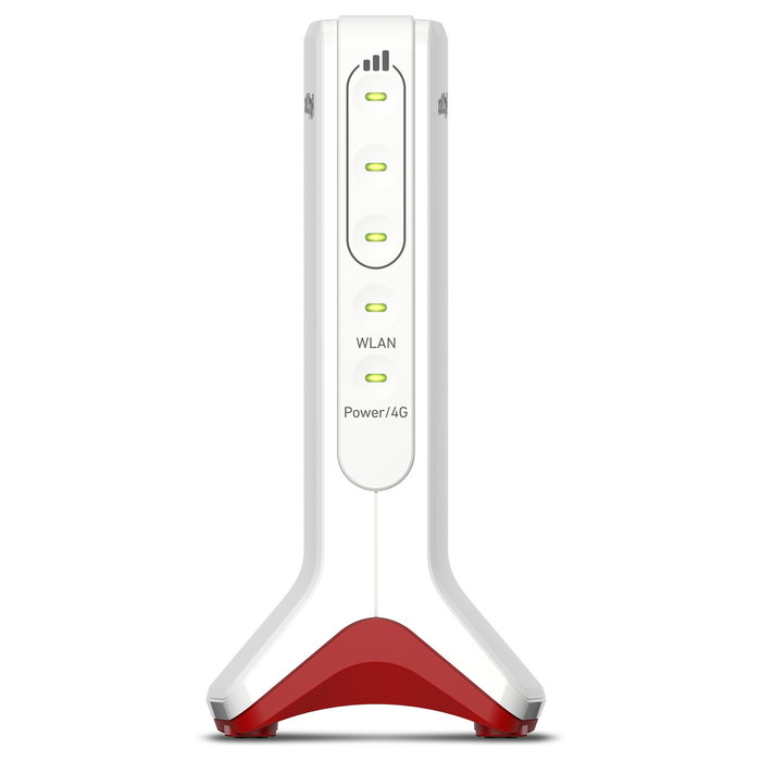 AVM FRITZ!Box 6825 4G Router de Sobremesa con Wi-Fi 6, Banda Única 2.4 GHz, Conexión 4G LTE, Blanco
