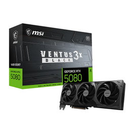 MSI GeForce RTX 5080 VENTUS 3X OC BLACK 16GB GDDR7