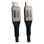 Gembird Cable USB 3.2 Gen 2 tipo C a tipo C 1,5 m Negro, Plata