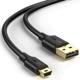 Ugreen US132 Cable USB a Mini USB, 1,5m, negro