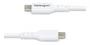 StarTech Cable USB-C a USB-C de 2m, 60W PD, Blanco
