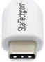 StarTech Cable USB-C a USB-C de 2m, 60W PD, Blanco