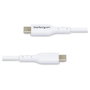 StarTech.com Cable USB-C a USB-C de 2m, 60W PD, Blanco