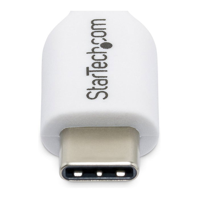 StarTech.com Cable USB-C a USB-C de 2m, 60W PD, Blanco