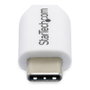 StarTech.com Cable USB-C a USB-C de 2m, 60W PD, Blanco