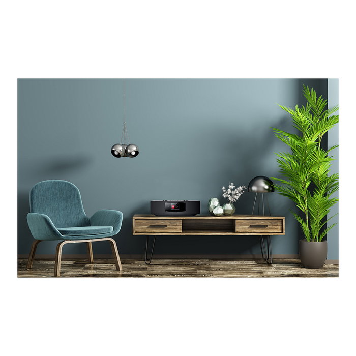 Kenwood CR-ST700SCD-B - Radio con Sintonizador Digital DAB+ y FM, Radio por Internet (Spotify, Amazon Music), Bluetooth, Wi-Fi, Pantalla TFT de 2.8", Potencia 43W, Color Negro