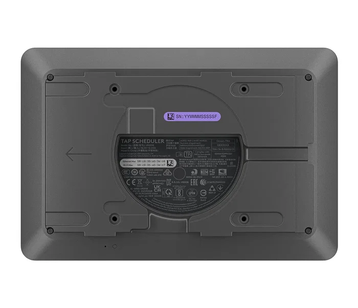 Logitech Tap Scheduler - Panel de programación para salas de reunión con pantalla táctil de 10.1", referencia 952-000091 - Compatible con Microsoft Teams y Zoom