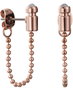 Dkny Pendientes The City Street con Cristales Swarovski Rosa