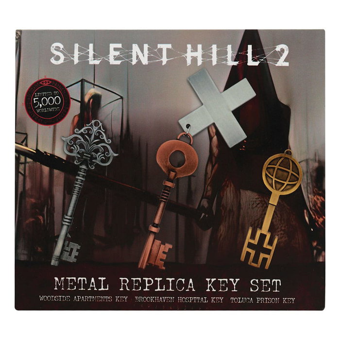 FaNaTtik Set de 3 Réplicas de Llaves Silent Hill 2 FaNaTtik Set de 3 Réplicas de Llaves Silent Hill 2