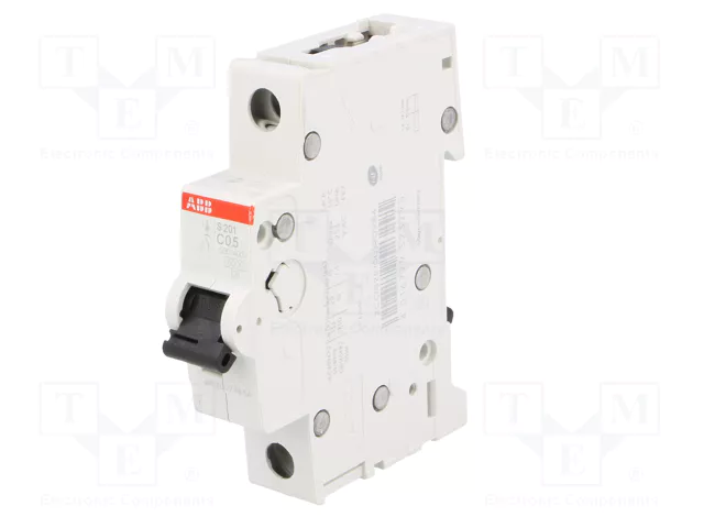 ABB S200-C0.5 Interruptor magnetotérmico 1 polo 0,5A ABB S200-C0.5 Interruptor magnetotérmico 1 polo 0,5A