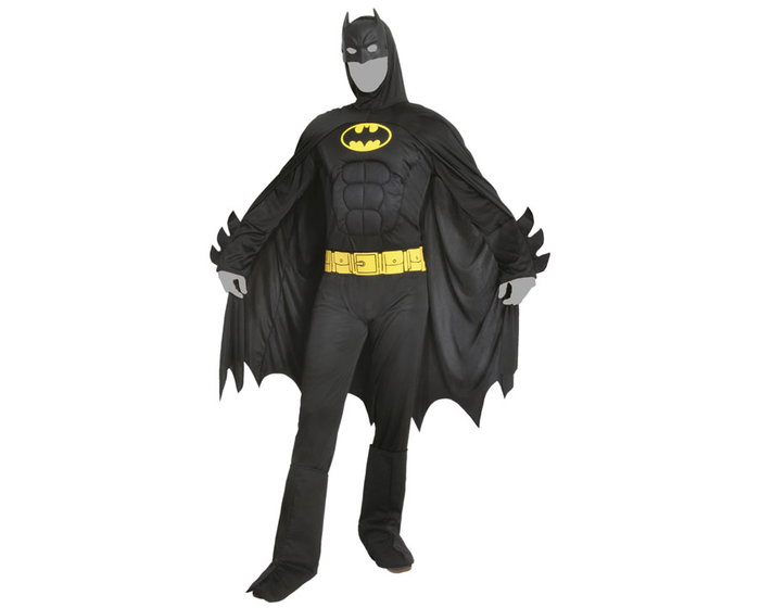 Batman Disfraz Adulto Negro para Hombre Talla XL - Disfraz