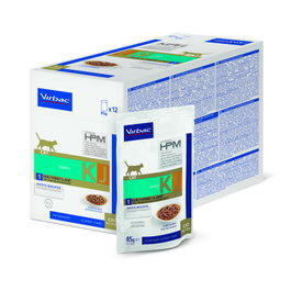 Virbac KJ1 Alimento Húmedo para Gatos con Soporte Renal y Articular 12x85 gr