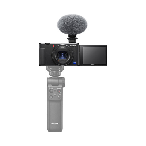 Sony ZV-1 Cámara Vlog 20.1 MP Sensor 1" CMOS Exmor RS Zoom Óptico 2.7x Grabación 4K UHD Pantalla Táctil LCD 3" Negro