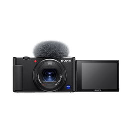 SONY ZV-1 Cámara para Vlogging 20.1MP Sensor 1 pulgada 4K UHD Full HD Zoom Óptico 2.7x 24-70mm Pantalla LCD Táctil 3 pulgadas Negro