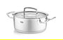 Fissler Profi Cacerola de 20 cm con tapa de cristal, apta para inducción, acero inoxidable 18/10 - 08413920000/0