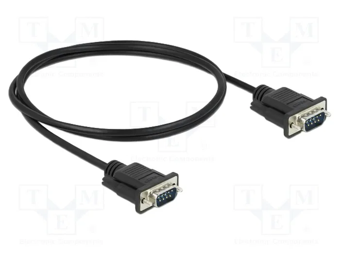 DeLOCK Cable Serie RS-232 D-Sub 9 Macho a Macho 1 m con Conector Estrecho DeLOCK Cable Serie RS-232 D-Sub 9 Macho a Macho 1 m con Conector Estrecho