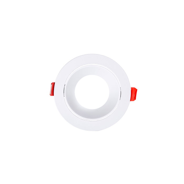 Aro Empotrado Downlight Circular Sin Bombilla para LED GU10 - Blanco
