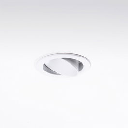 Aro Empotrado Downlight Circular Sin Bombilla para LED GU10 - Blanco