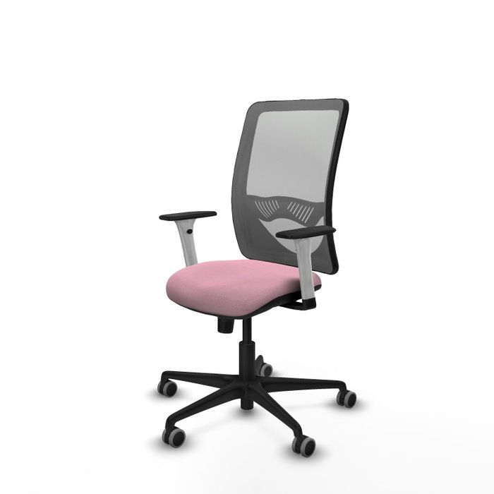 PIQUERAS Y CRESPO Silla de oficina Zulema Rosa y Gris PIQUERAS Y CRESPO Silla de oficina Zulema Rosa y Gris