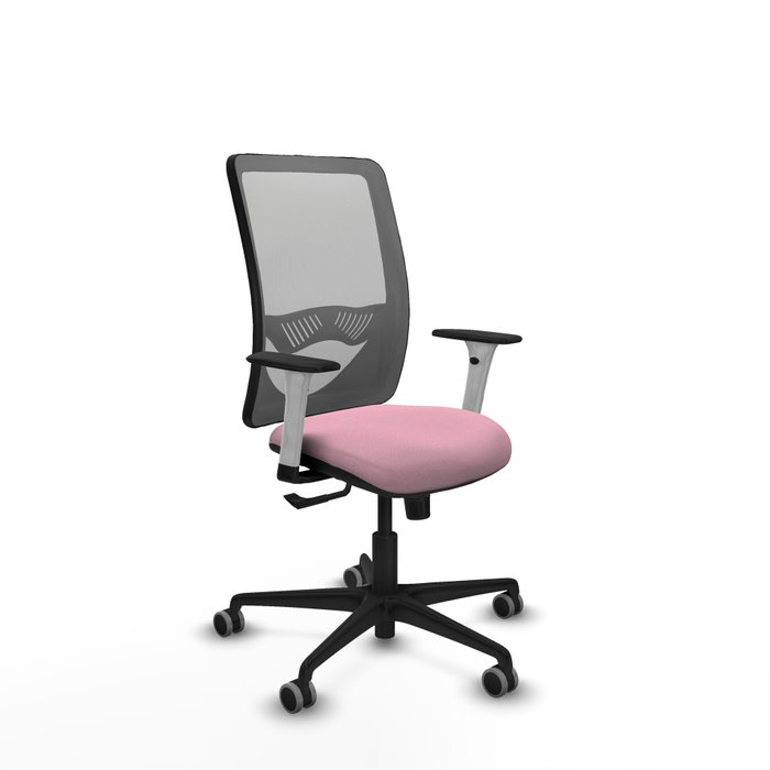 PIQUERAS Y CRESPO Silla de oficina Zulema Rosa y Gris PIQUERAS Y CRESPO Silla de oficina Zulema Rosa y Gris