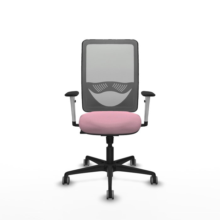 PIQUERAS Y CRESPO Silla de oficina Zulema Rosa y Gris PIQUERAS Y CRESPO Silla de oficina Zulema Rosa y Gris
