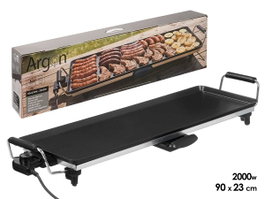 ARGON Plancha para asar 90x23cm 2000W Negro