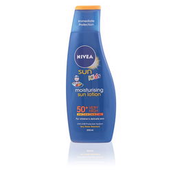 Nivea SUN KIDS Protector Hidratante Waterproof SPF50+ para Niños, 200 ml