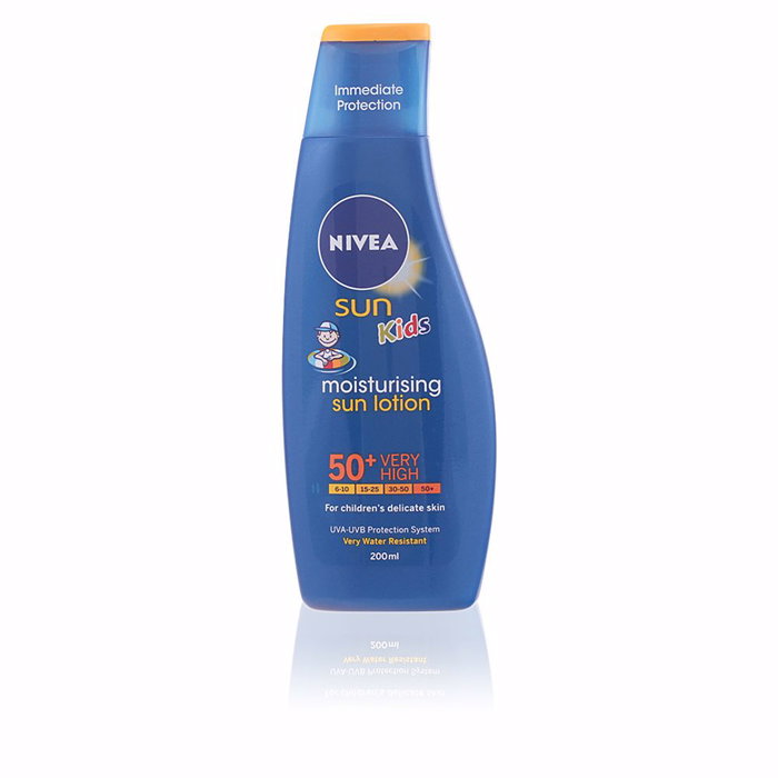 Nivea SUN KIDS Protector Hidratante Waterproof SPF50+ para Niños, 200 ml Nivea SUN KIDS Protector Hidratante Waterproof SPF50+ para Niños, 200 ml