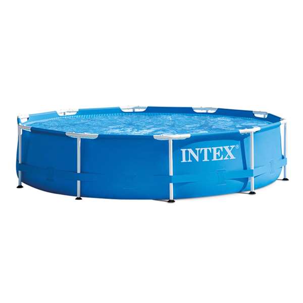 Intex Piscina Metal Frame Redonda 305x76cm 4485L Sin Depuradora para Niños y Adultos