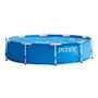 Intex Piscina Metal Frame Redonda 305x76cm 4485L Sin Depuradora para Niños y Adultos