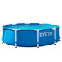 Intex Piscina Metal Frame Redonda 305x76cm 4485L Sin Depuradora para Niños y Adultos