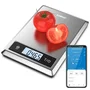 Renpho calibra 1 - smart nutrition scale - ble - grey stainless steel (up to 11lb/5kg)