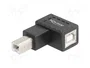 DeLOCK 67207 Adaptador USB 2.0 Tipo-B macho a Tipo-B hembra de 90° izquierdo