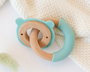 KioKids Mordedor Madera Y Silicona Oso Azul +3 Meses
