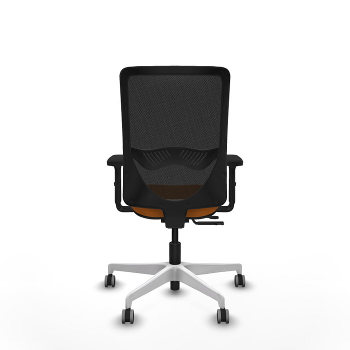 PIQUERAS Y CRESPO Silla de oficina Zulema Naranja y Negro