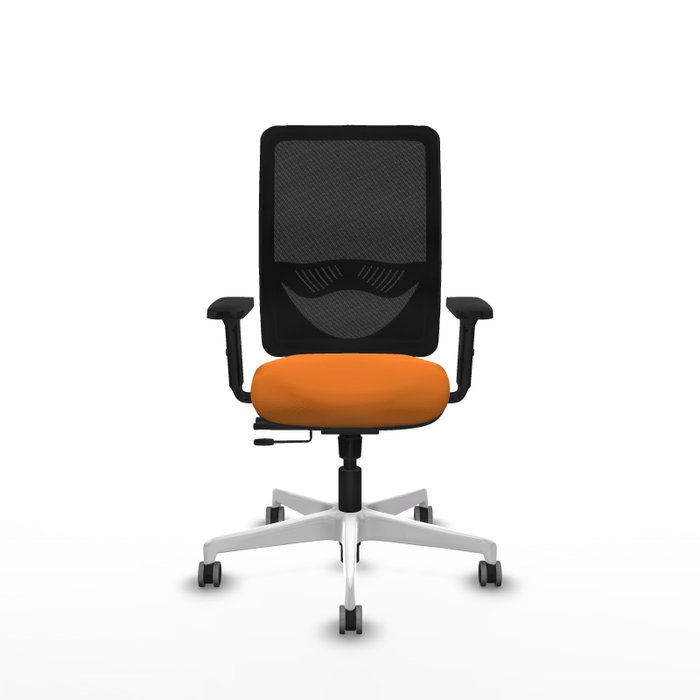 PIQUERAS Y CRESPO Silla de oficina Zulema Naranja y Negro