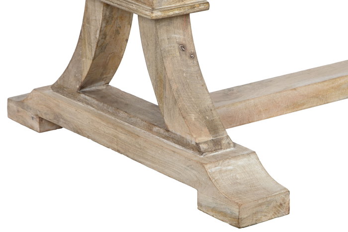 DKD Home Decor Mesa Centro Toscana Blanco Natural Madera Maciza 150 x 70 x 50 cm DKD Home Decor Mesa Centro Toscana Blanco Natural Madera Maciza 150 x 70 x 50 cm
