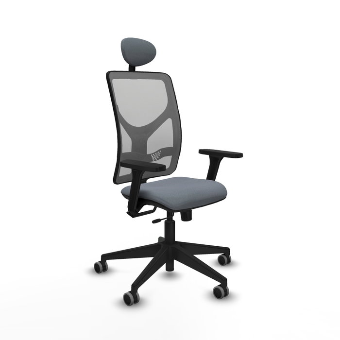 PIQUERAS Y CRESPO Silla de oficina Motilla con mecanismo Sincro/Traslack, Gris PIQUERAS Y CRESPO Silla de oficina Motilla con mecanismo Sincro/Traslack, Gris