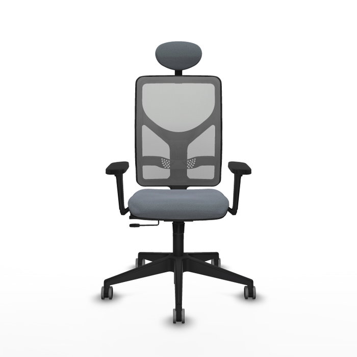 PIQUERAS Y CRESPO Silla de oficina Motilla con mecanismo Sincro/Traslack, Gris PIQUERAS Y CRESPO Silla de oficina Motilla con mecanismo Sincro/Traslack, Gris