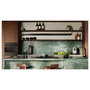 Smeg SKC01BLM Sodamaker Collezione Aesthetic Schwarz Negro Plástico Giratorio