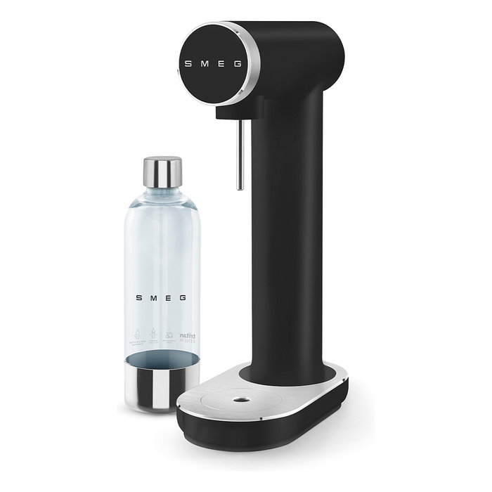 Smeg SKC01BLM Sodamaker Collezione Aesthetic Schwarz Negro Plástico Giratorio Smeg SKC01BLM Sodamaker Collezione Aesthetic Schwarz Negro Plástico Giratorio
