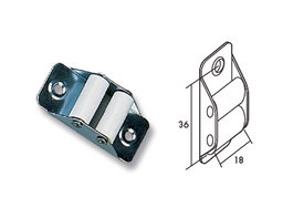 Persiana Pasacintas Mini Metálico con Rodillo de Nylon C-14mm