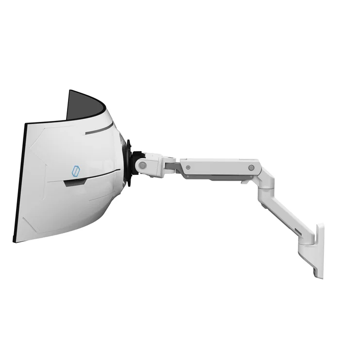 Ergotron HX Series Brazo para Monitor con Pivote VHD para Pared, Blanco