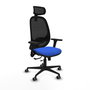 PIQUERAS Y CRESPO Silla de oficina Cilanco Azul con mecanismo Sincro/Traslack