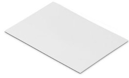 FAIBO Blíster de 10 Láminas de Goma Eva Blanco 20x30 cm