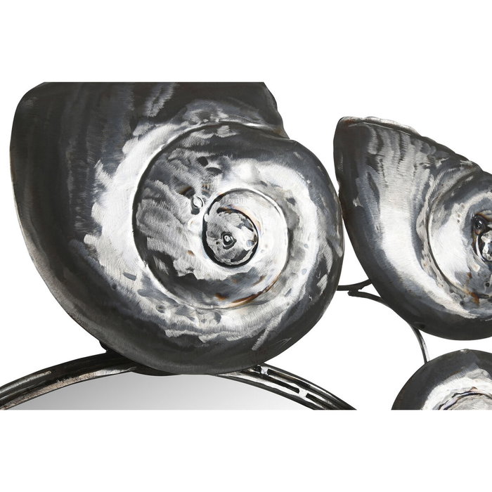 DKD Home Decor Espejo Metal Nautilus Plateado 90x10x80 DKD Home Decor Espejo Metal Nautilus Plateado 90x10x80