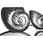 DKD Home Decor Espejo Metal Nautilus Plateado 90x10x80
